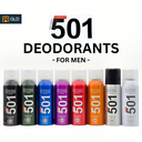 Deodorant 501 Homme Noir 200 Ml  