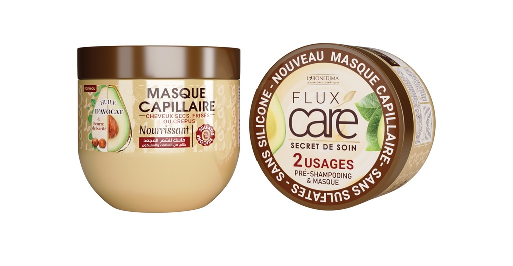 Masque Capillaire Flux Care Avocat Pot 370 Ml