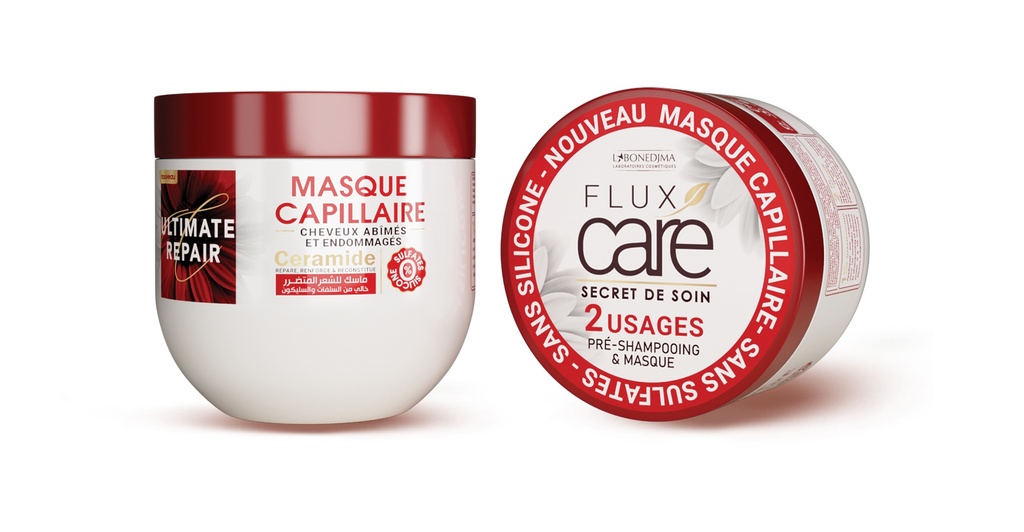 Masque Capillaire Flux Care Sans Sulfates Ceramide Pot 370 Ml