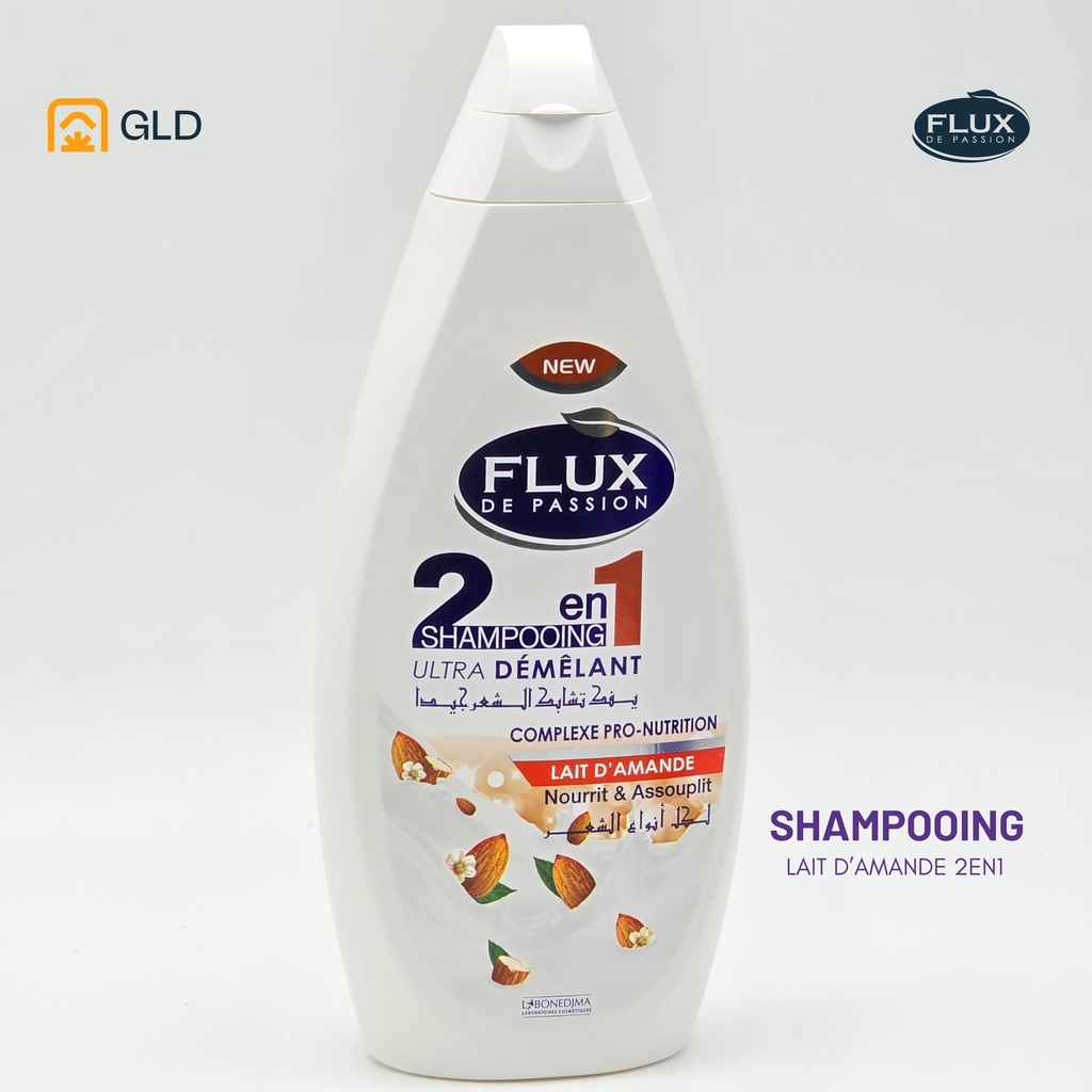 Shampooing Flux 425 Ml Lait D'Amande 2En1