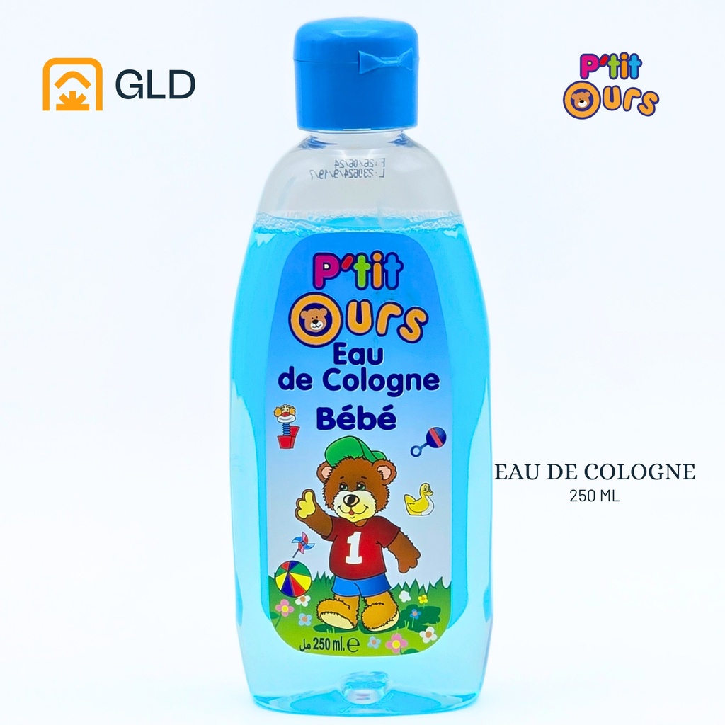 Eau De Cologne Bébé P'tit Ours Bleue 250 Ml