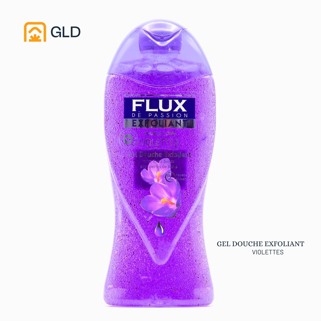 Gel Douche Flux Exfoliant Violettes