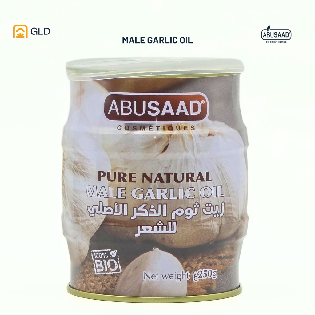 Huile De Male Garlic 100% Bio (Natural ) 250Gr