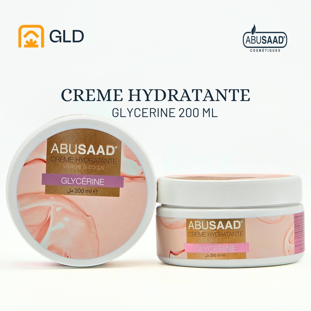 Creme Hydratante Glycérine 200 Ml