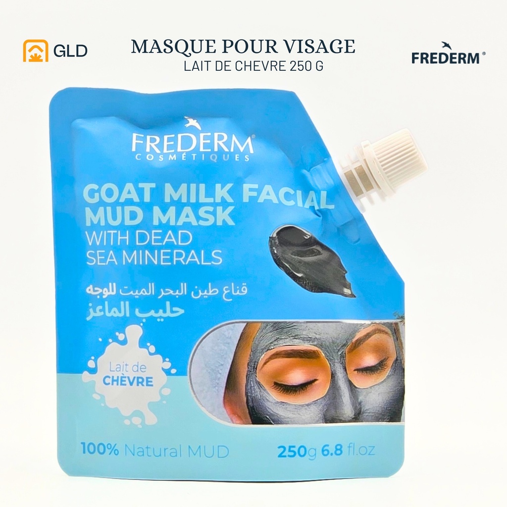 Masque Visage À La Boue De La Mer Morte Au Lait De Chèvre 250 Gr