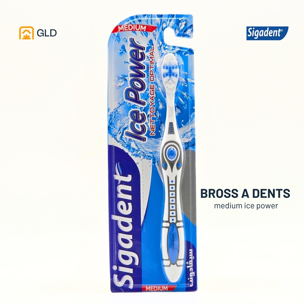 Brosse A Dent Sigadent Ice Power Medium