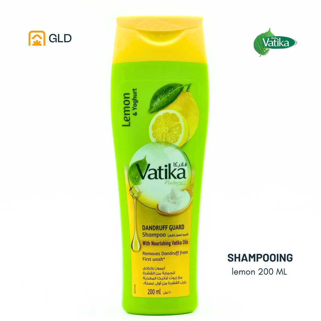 Shampooing Vatika Lemon & Yoghurt 200 Ml