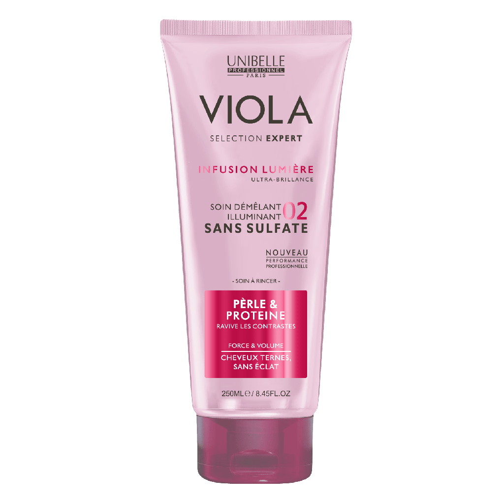 Shampooing Sans Sulfate Viola Perle Et Proteine 250 Ml