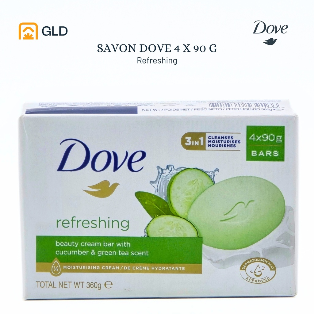 Savon Dove Refreshing 90G X 4