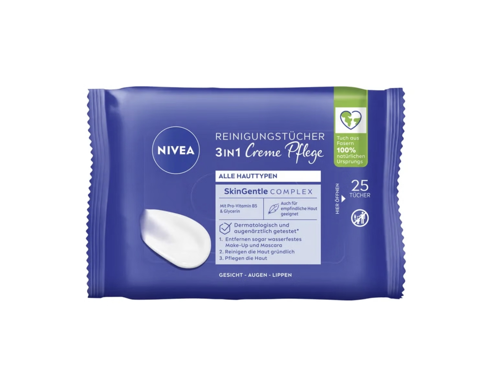 Lingettes Demaquillantes Nivea 25 Pcs Visage Creme Care