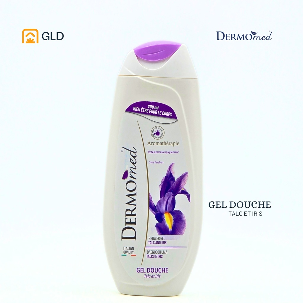 Gel Douche Dermomed Talc Et Iris 250 Ml