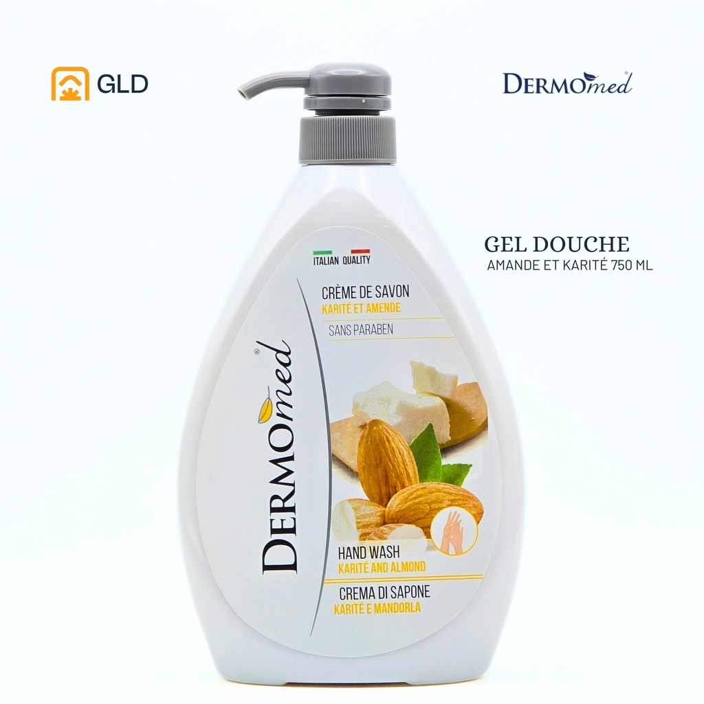 Savon Liquide Dermomed Aloe Karite Et Amande 1 L