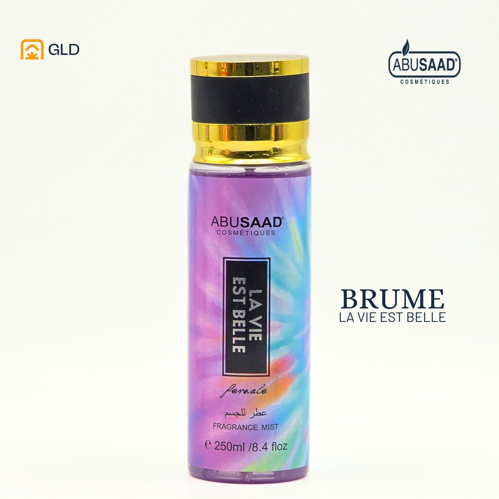Parfum Pour Corps Abusaad La Vie Est Belle 250 Ml