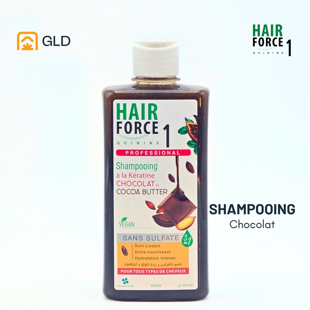 Shampooing Hair Force 1 Chocolat 400 Ml