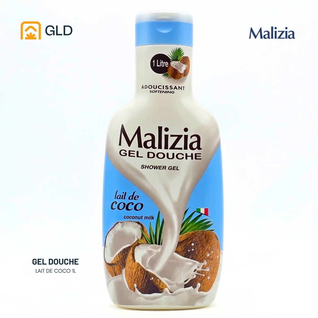 Gel Douche Malizia Lait De Coco 1 L
