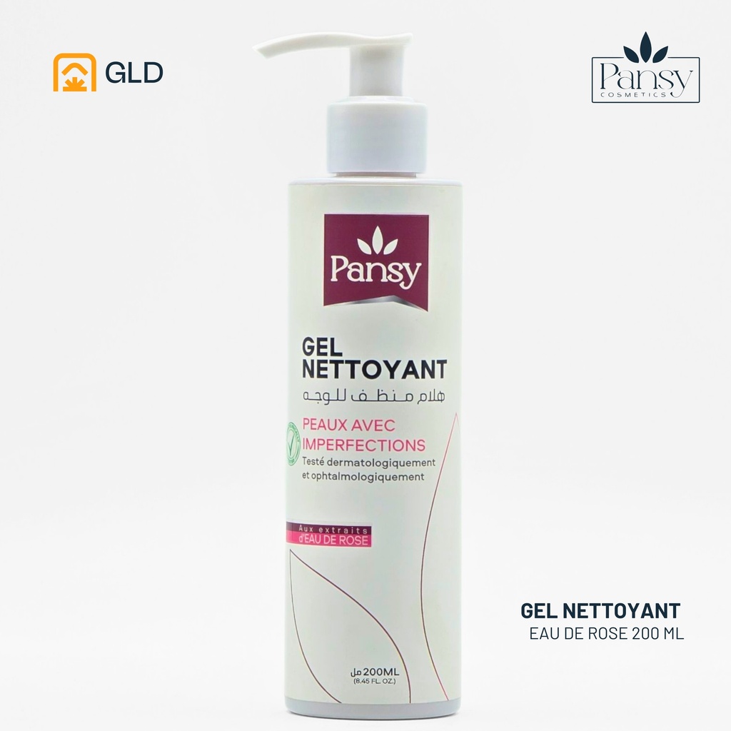 Gel Nettoyant Eau De Rose Pansy