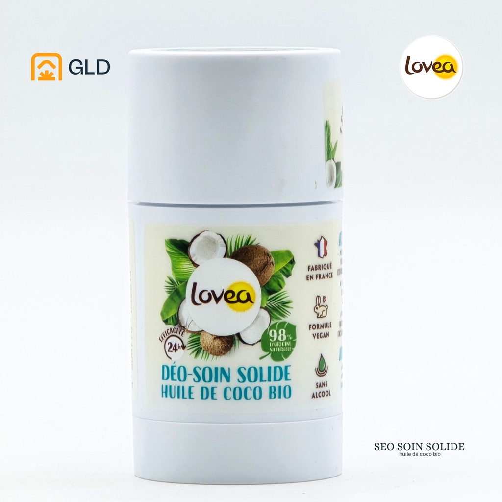 Deo Soin Solide Lovea Huile De Coco 50 G