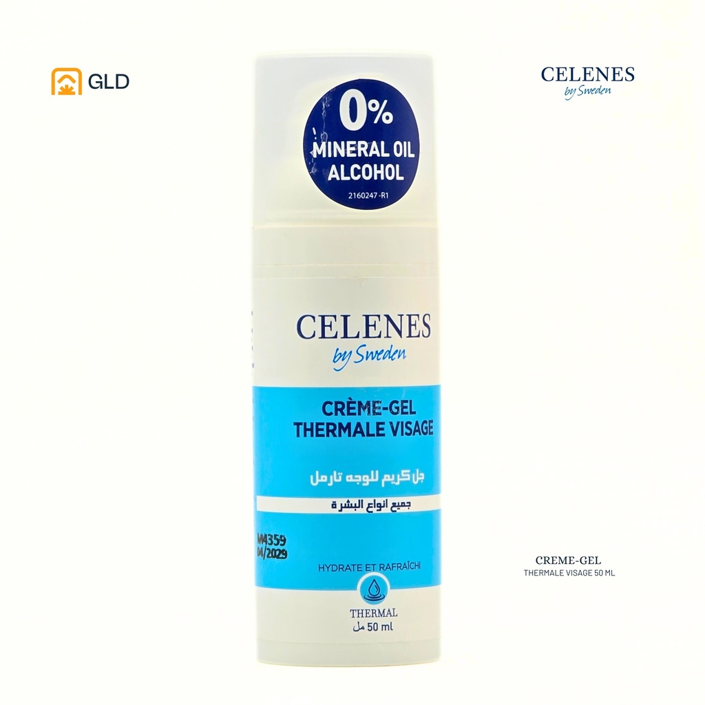 Creme Gel Visage Celenes Thermal Tous Types De Peau 50 Ml
