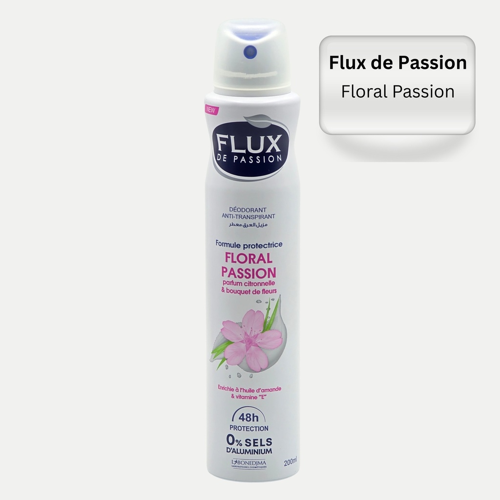 Deodorant Flux Femme 200 ML Floral Passion 