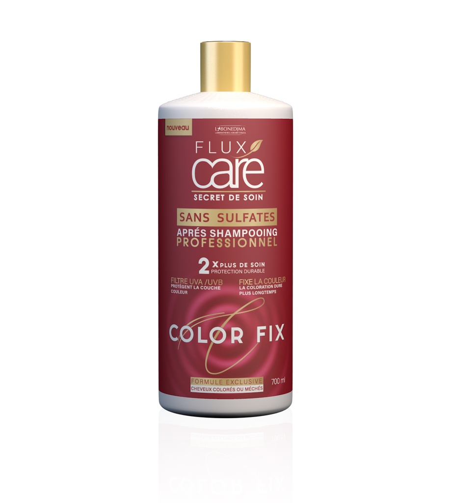 Apres Shampooing  Flux Care Sans Sulfates Professionnel 700 Ml Color Fix