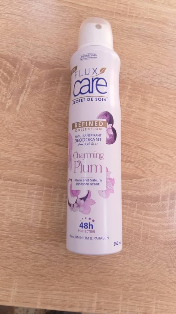 Deodorant Flux Care Refined Collection Charming Plum 250 Ml