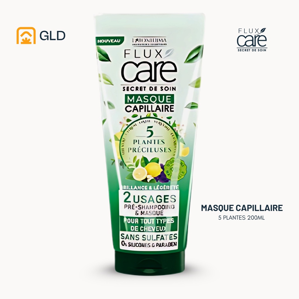 Masque Capillaire Flux Care 5 Plantes 200 Ml