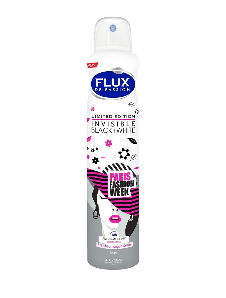 Deodorant Flux Femme Black & White Paris Fashion Week Limited Edition 200 Ml
