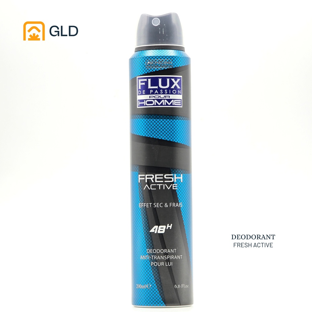 Deodorant Flux Men 200Ml Fresh Active