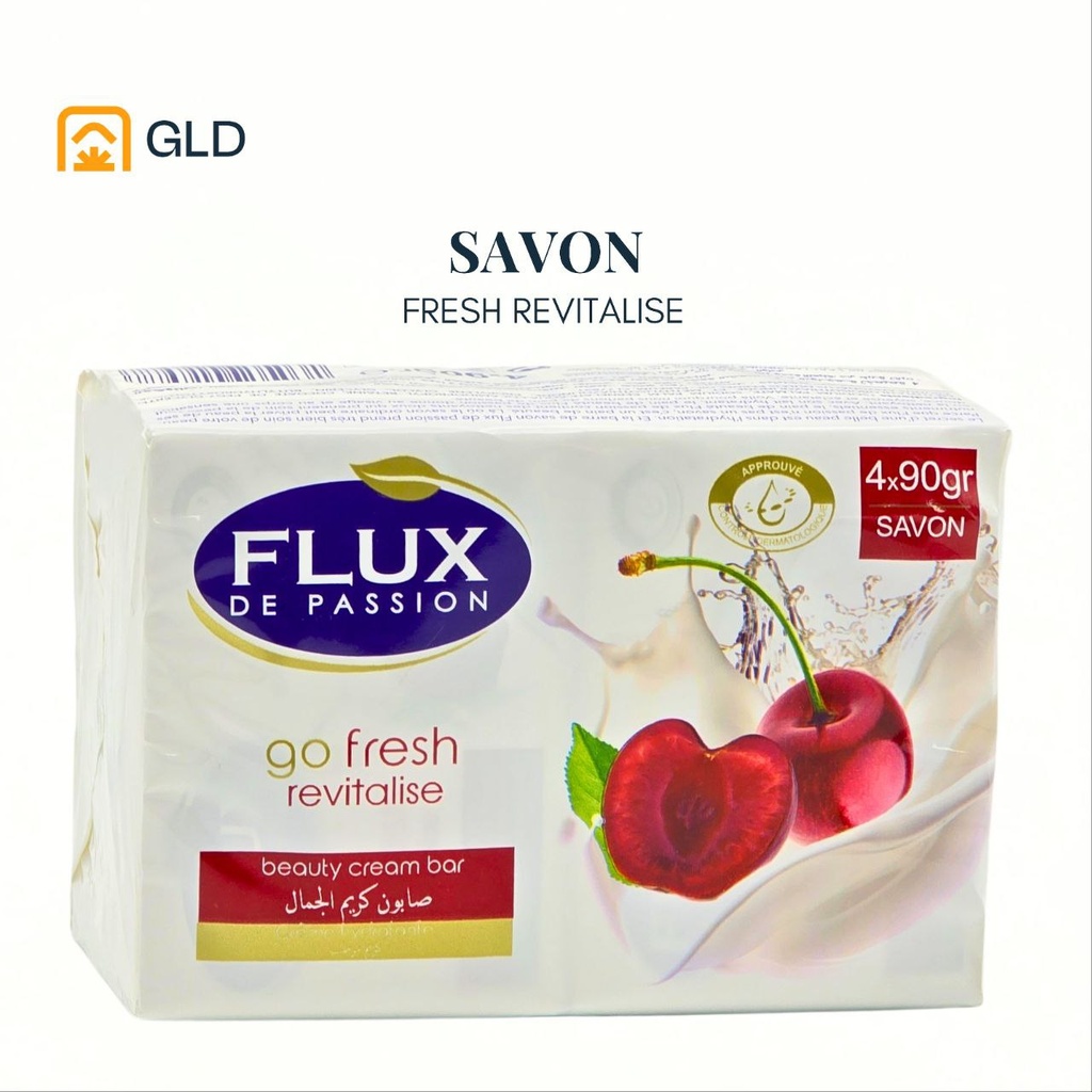 Savon Flux 90 Gr Go Fresh Revitalise 4 Ps
