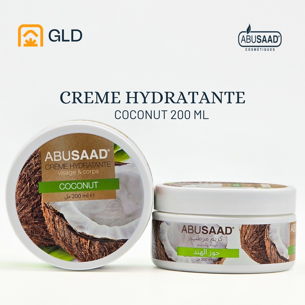 Creme Hydratante Coconut 200 Ml