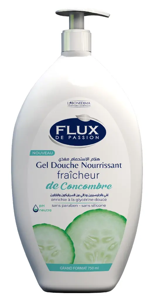 Gel Douche Flux Fraicheur De Concombre 735 Ml
