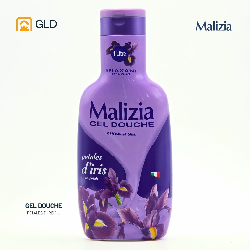 Gel Douche Malizia Petales d'Iris 1 L