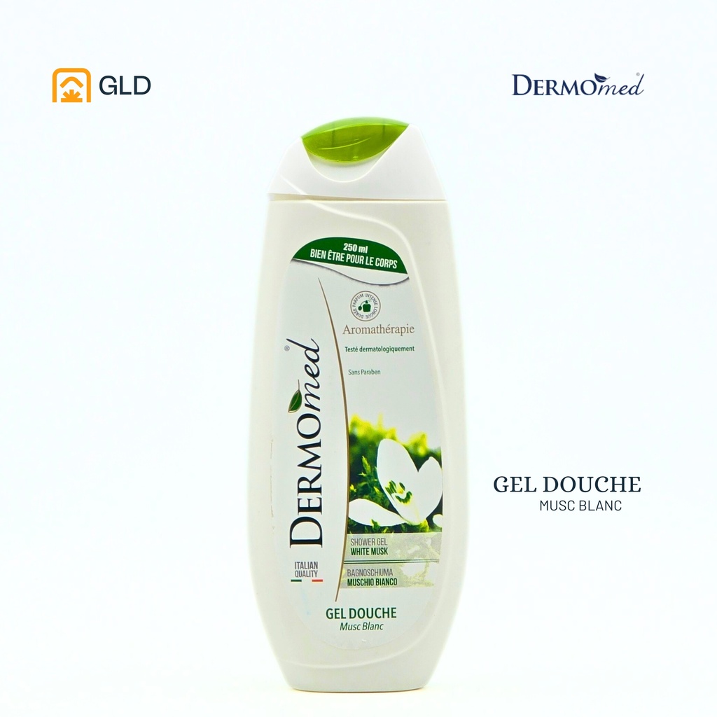 Gel Douche Dermomed Musc Blanc 250 Ml