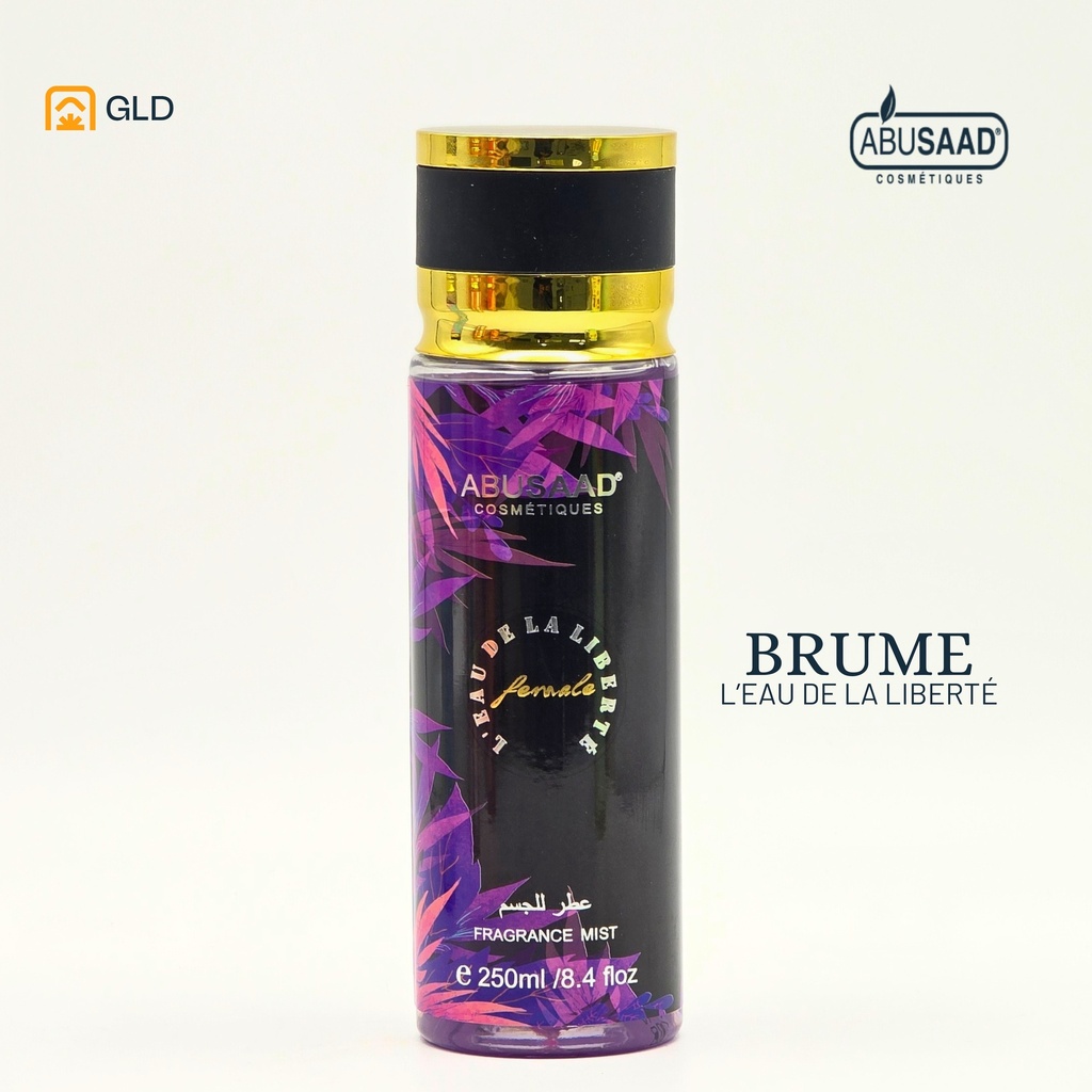 Parfum Pour Corps Abusaad L'eau De La Liberté 250 Ml