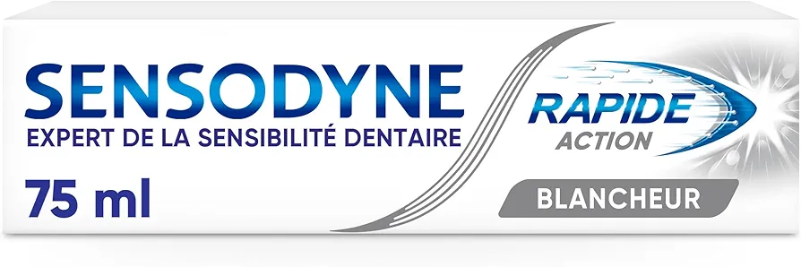 Dentifrice Sensodyne Rapide Action - Blancheur 75 Ml