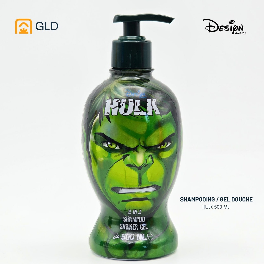 Shampooing + Gel Douche Design Hulk 500ml