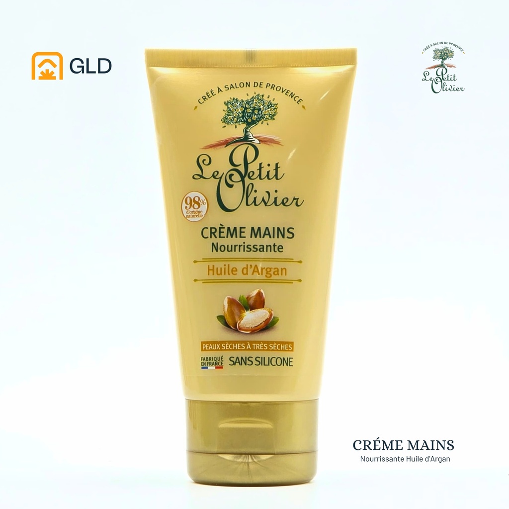 Creme Mains Nourissante Le Petit Olivier Huile d'Argan 75 Ml