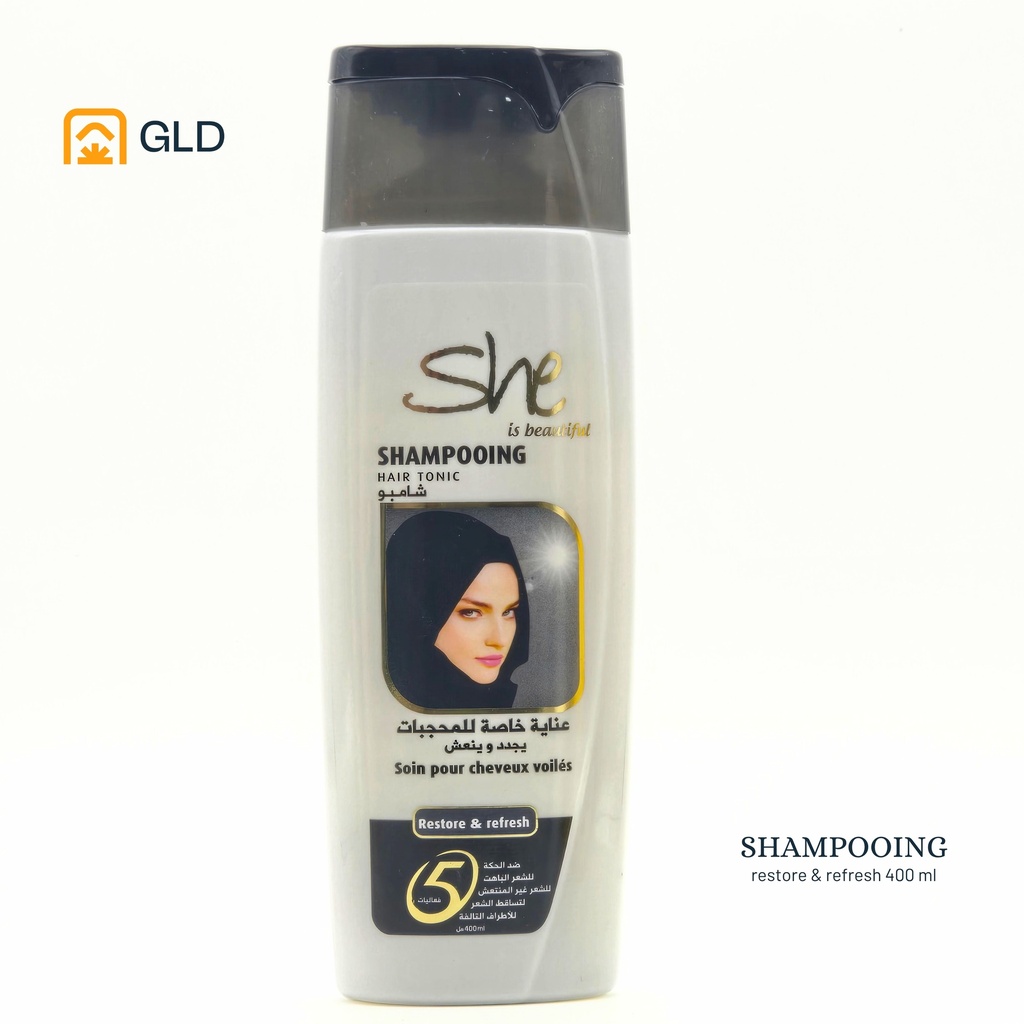 Shampooing She Pour cheveux Voilés 400 Ml 
