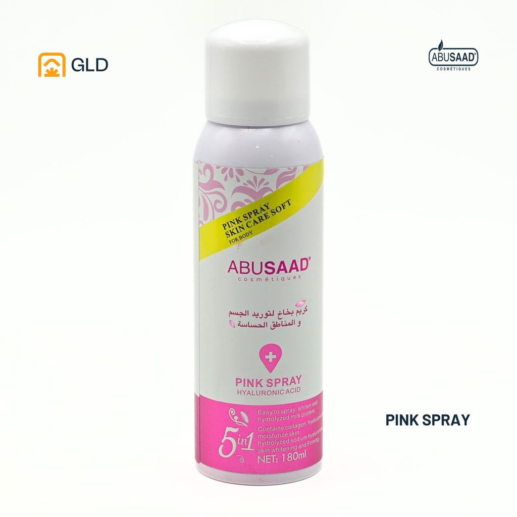 Pink Spray Abusaad Skin Care Soft 180 ML 